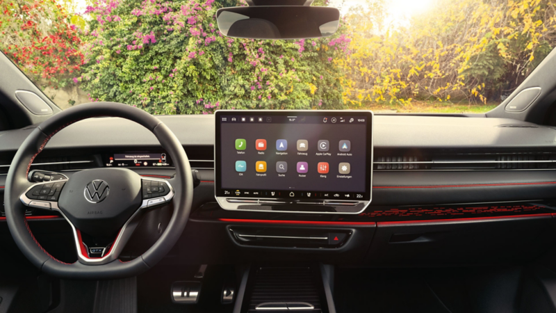 ratt og infotainmentsystem i vw id7 fastback