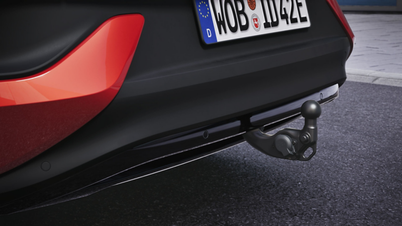 Anhängevorrichtung des VW ID.4 GTX.