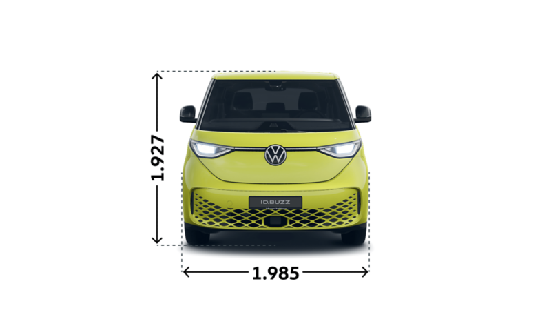 Der VW ID. GOAL mit kurzen Radstand von vorne.