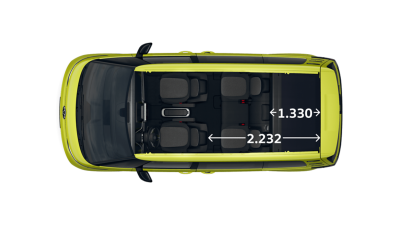 Der VW ID. GOAL mit kurzen Radstand von oben.