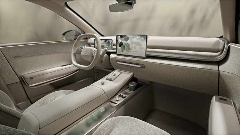 interiøret i vw id cross concept