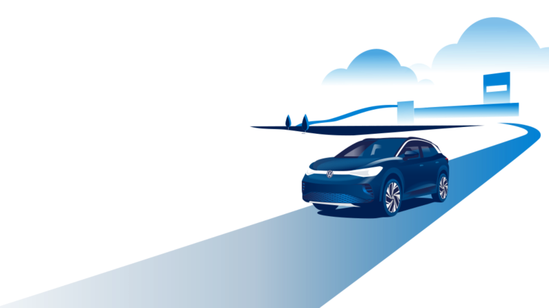 Illustration of VW ID.4 GTX