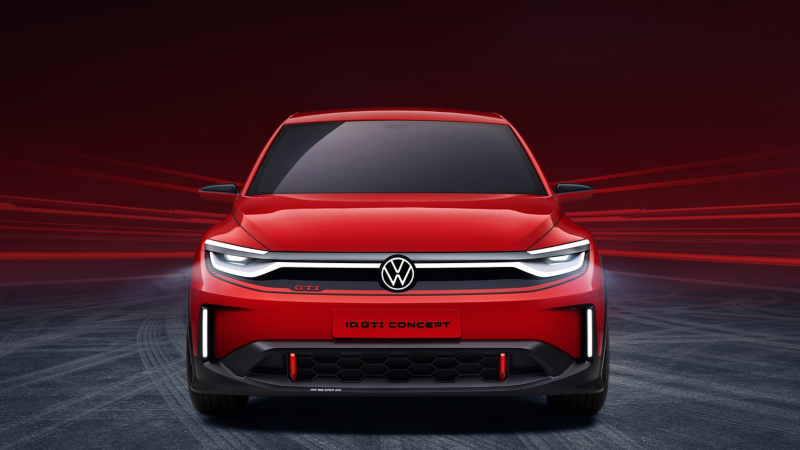 Rød ID.2All GTI forfra