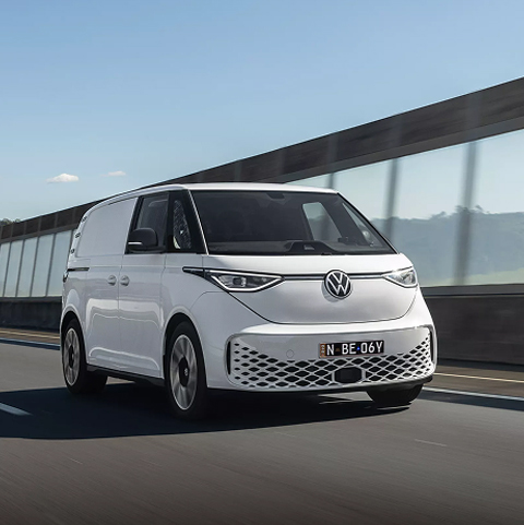 Charging the Volkswagen ID. Buzz locally.
