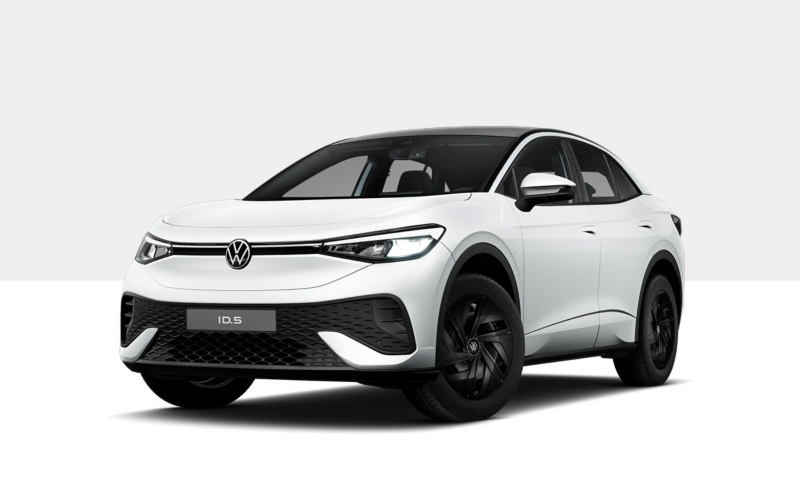 Freigestellte Abbildung eines VW ID.5 in Weiß