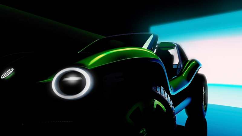 VW ID. BUGGY 3/4 front in detail
