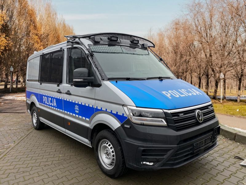 Volkswagen Crafter - wóz policyjny