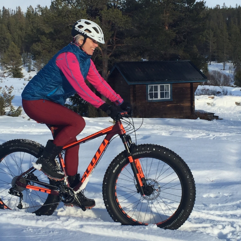 Mat-Tina kör fatbike