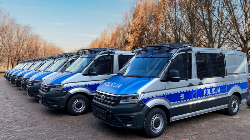 Volkswagen Crafter - wóz policyjny