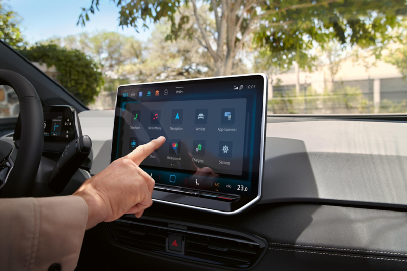 Widok na system Infotainment