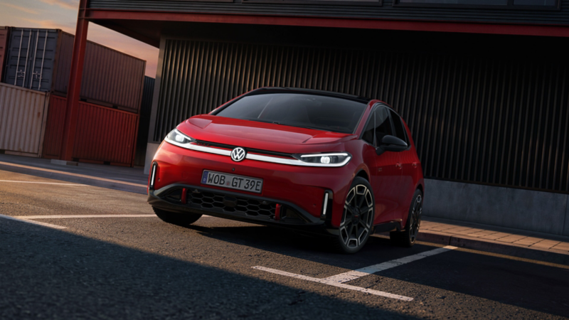 Rød VW ID.3 GTI