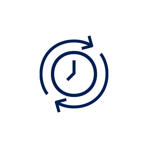Icon for flexible working hours
