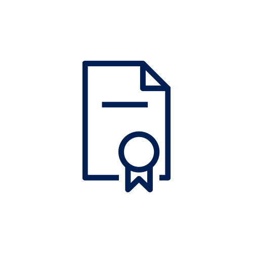 Icon Zertifikat