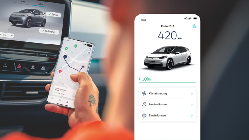 En la We Connect ID. App mantén siempre la supervisión mediante We Charge 