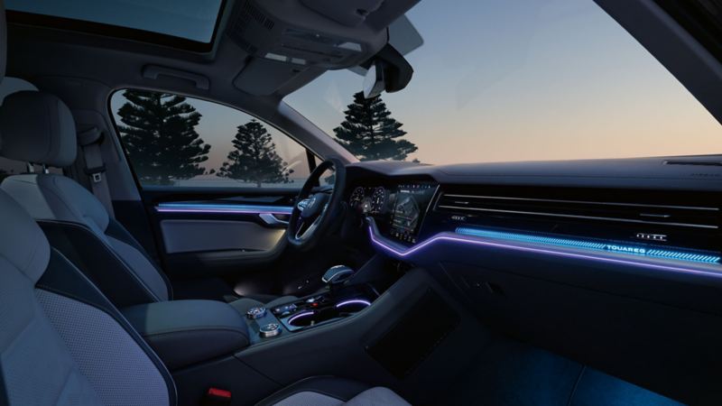 Overview of the 2024 VW Touareg interior