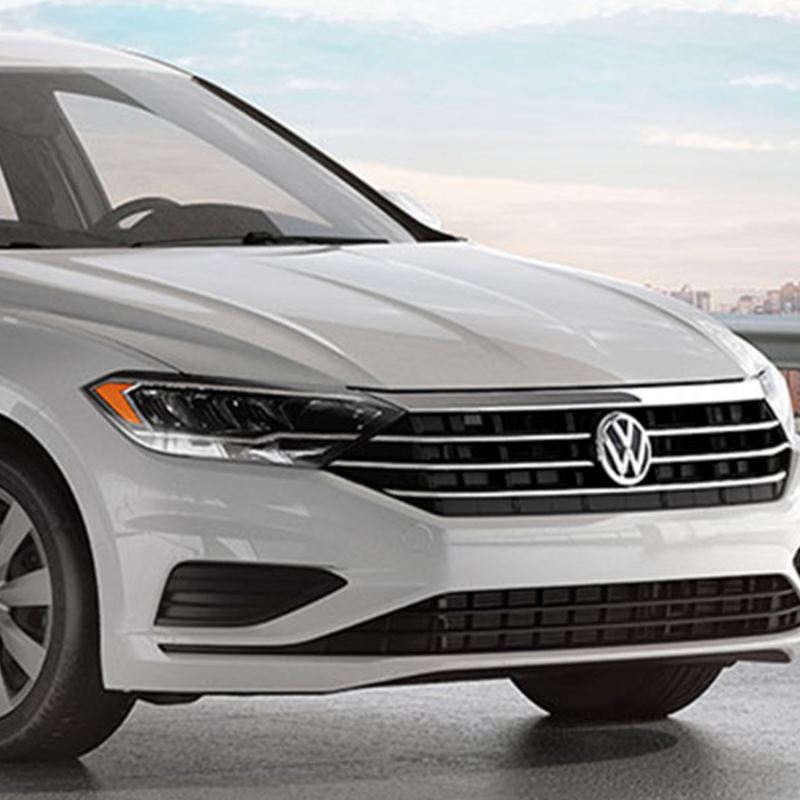 Nuevo Jetta Trendline 2019, el auto sedán de Volkswagen en color blanco