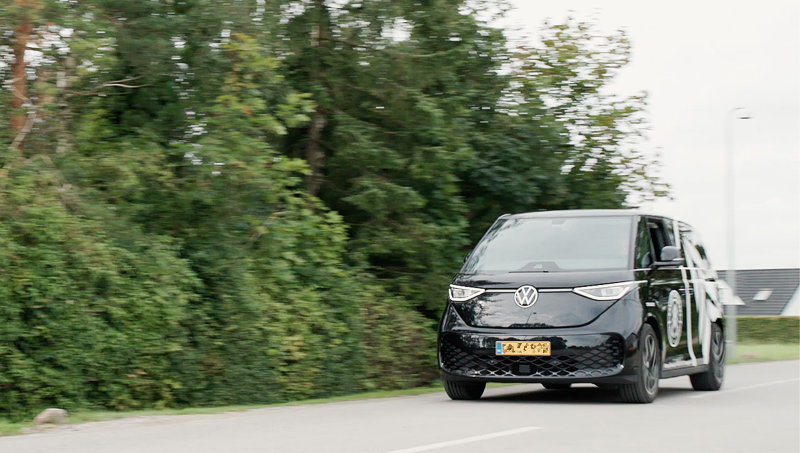 Kastrup Gulves VW ID.Buzz Cargo på landevej