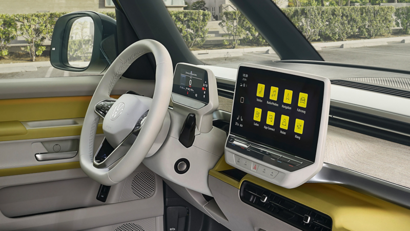 El interior del VW ID. Buzz.