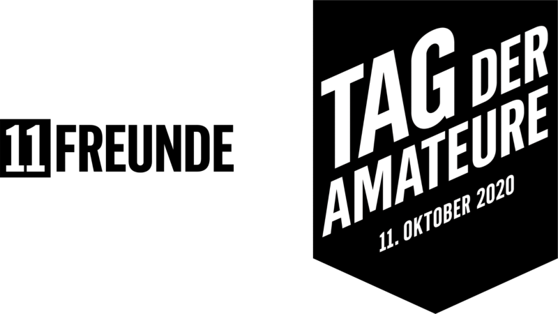 Logos von 11Freunde und dem Tag der Amateure