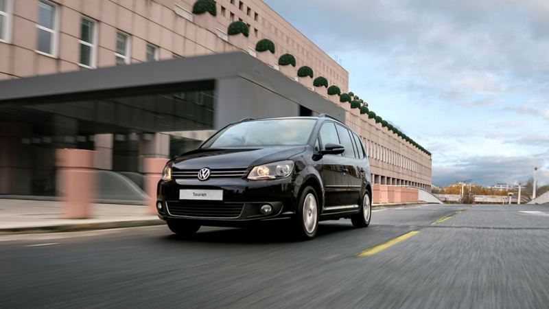 A VW Touran on the road