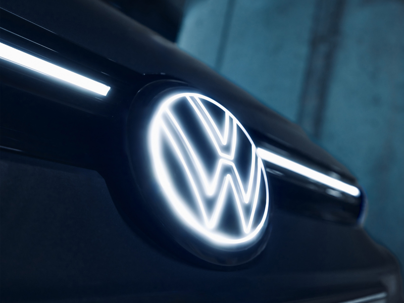 Vue détaillée de la jante d’une VW Golf R