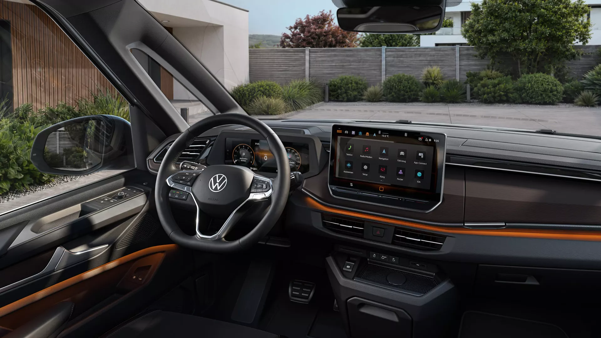 Geräumiger Innenraum des Volkswagen Multivan