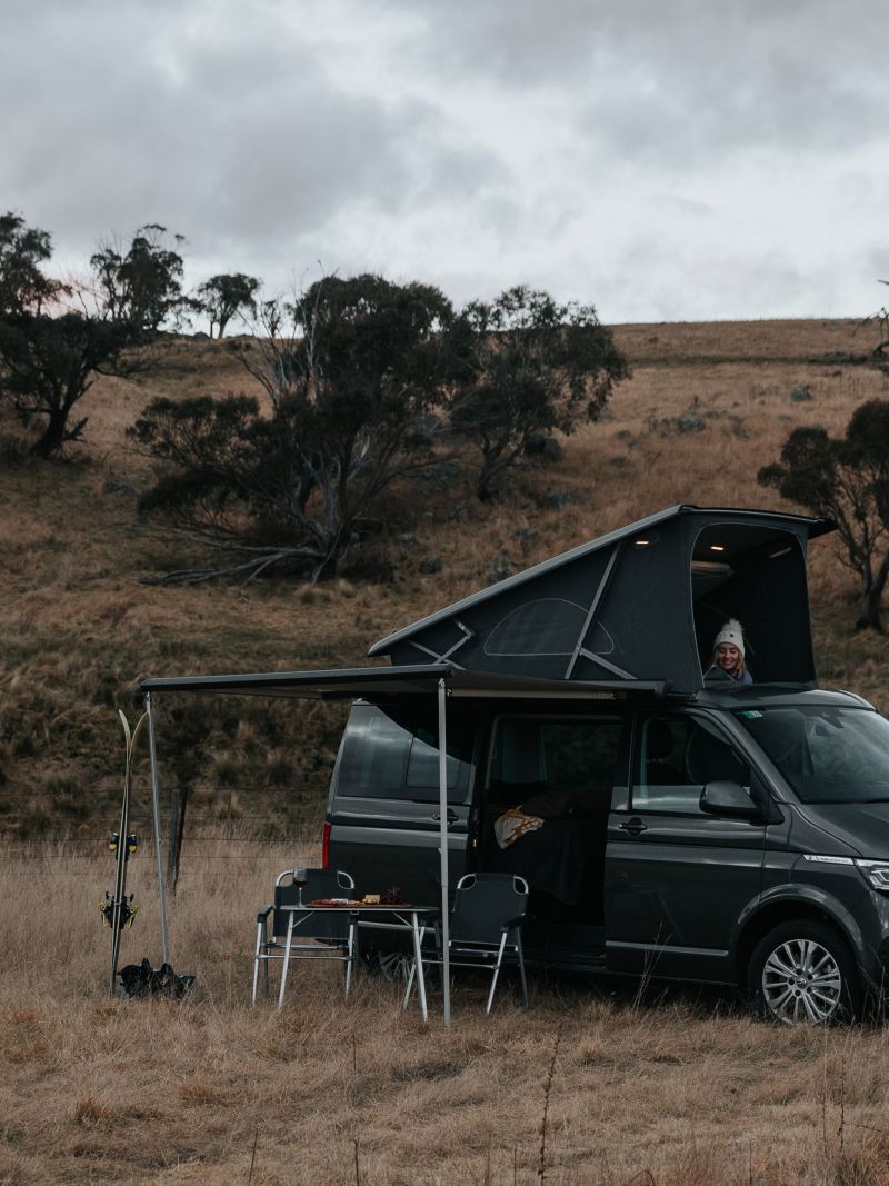 Camping with Volkswagen California Campervan