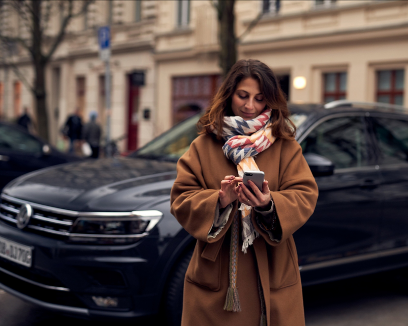 Sterowanie samochodem Volkswagen przy użyciu aplikacji