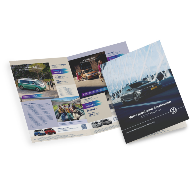 Brochure publicitaire Volkswagen