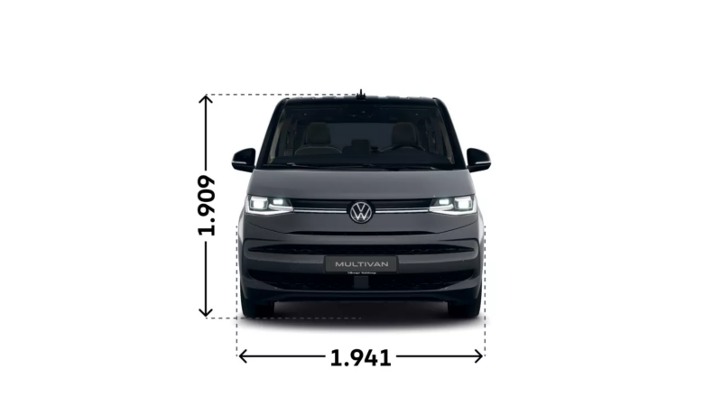 VW Multivan Edition widok z przodu.