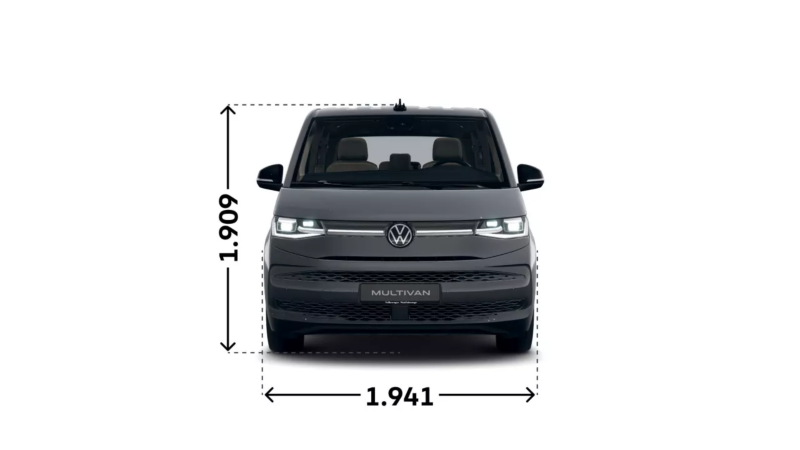 VW Multivan Style widok z przodu.