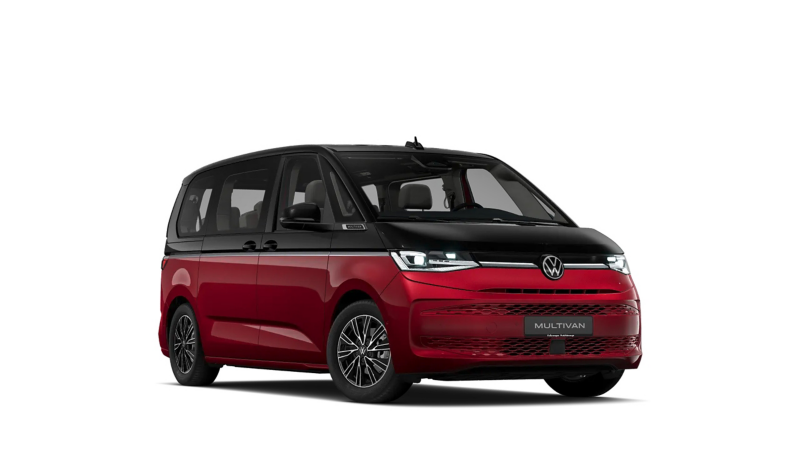 VW Multivan in der Seitenansicht