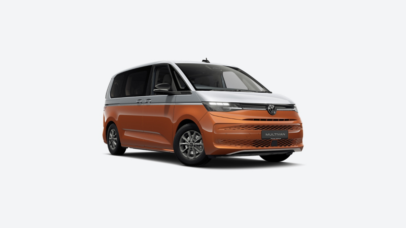 VW multivan offers against a plain light grey background.