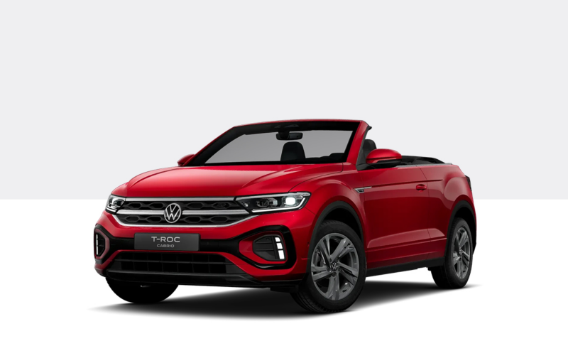 VW T-Roc Cabriolet R-Line in Rot