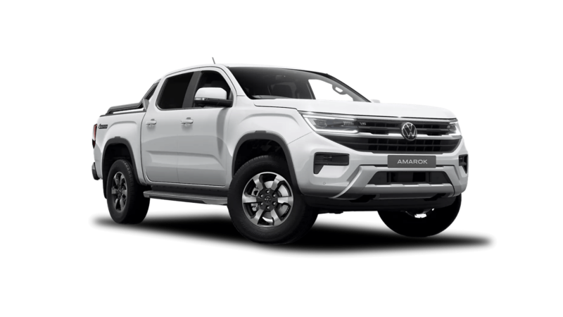 A white VW Amarok