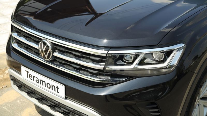 Lưới tản nhiệt và cản trước của Volkswagen Teramont