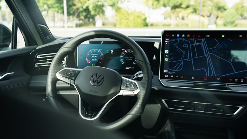 Infotainment and navigation in the new 2024 VW TIguan