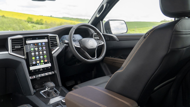 Interior of the VW Amarok