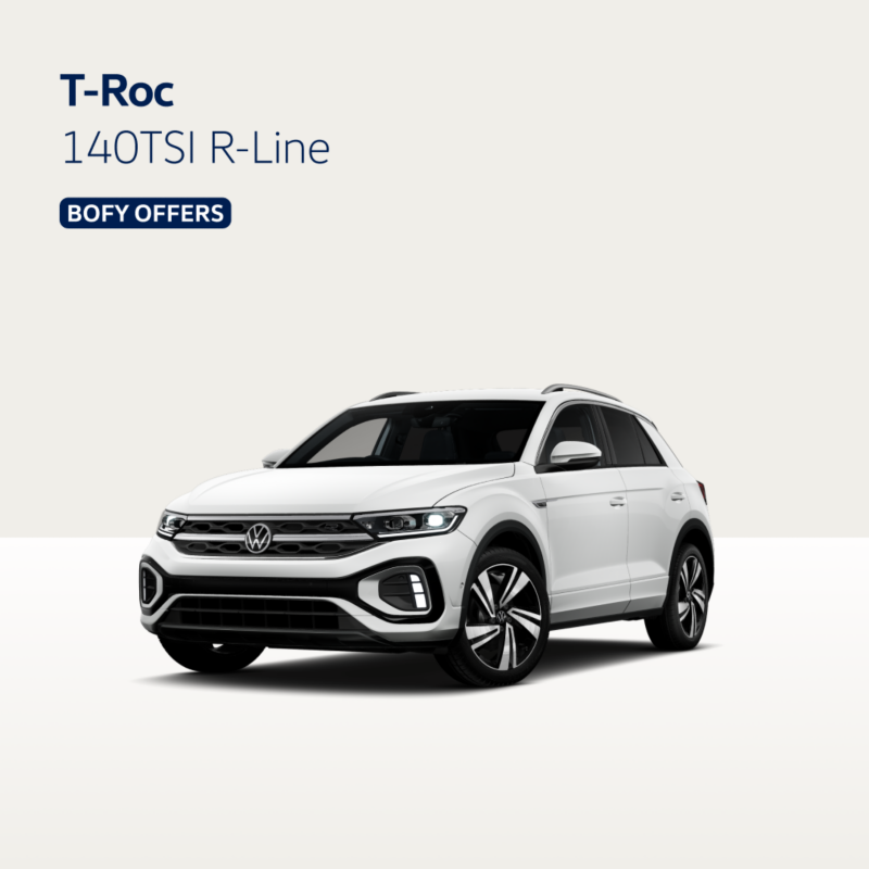 T-Roc R-Line white