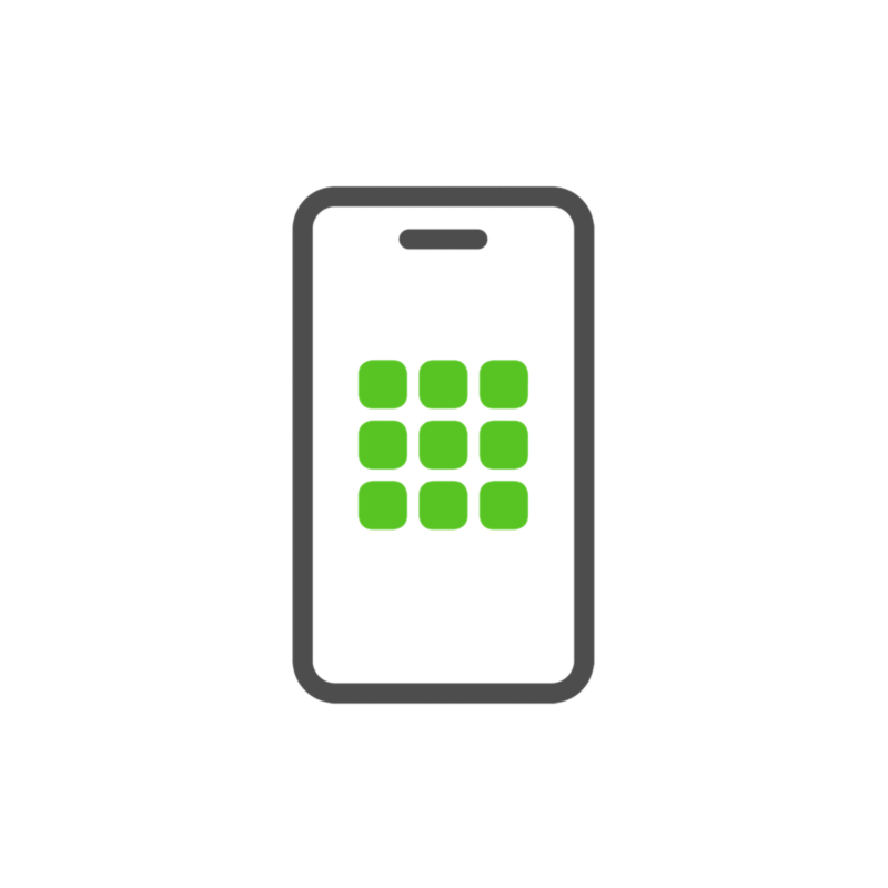 Pictogramme de smartphone PayByPhone Business pour VW
