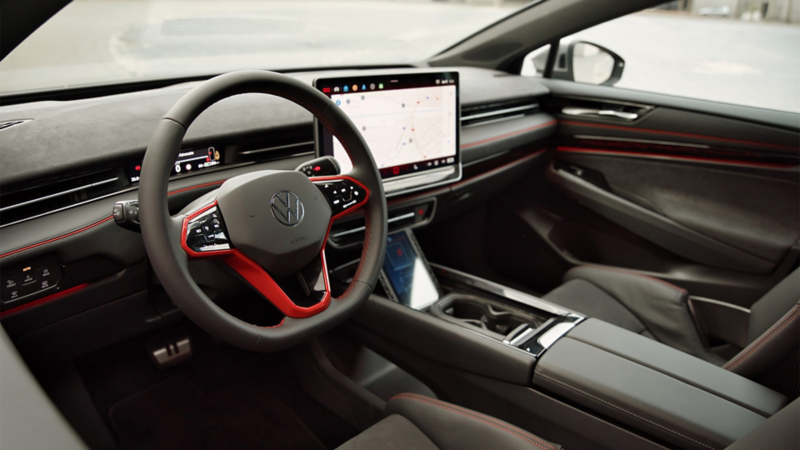 ID. X interior and front display