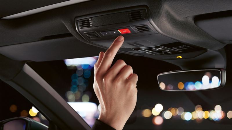 VW Connect un We Connect - ātra palīdzība avārijas situācijā, tikai nospiežot pogu