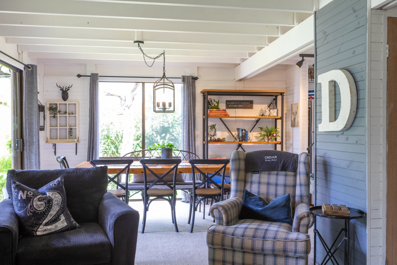 Inside home living and dining area