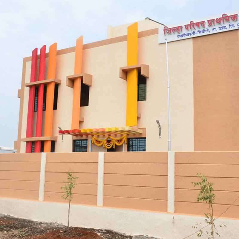 Phadkewasti Nighoje Village Chakan Pune School
