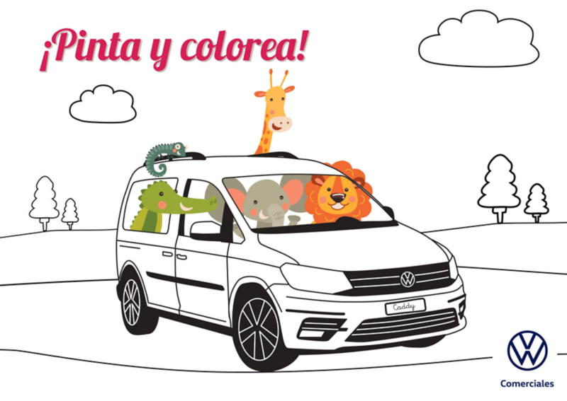 Colorea tu Caddy VW