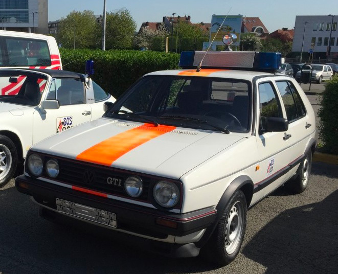 Volkswagen Golf van de Belgische Rijkswacht