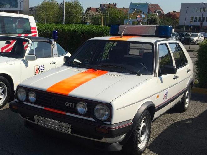 Volkswagen Golf de la gendarmerie belge