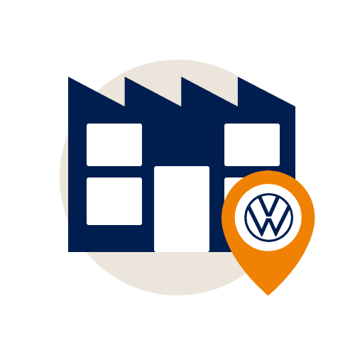 Icon Volkswagen Unternehmensgebäude 
