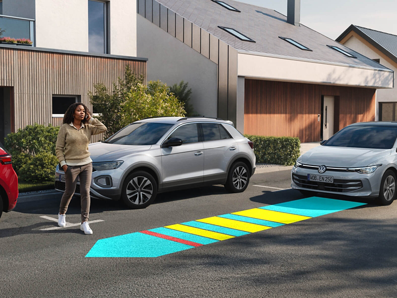 An image displaying how Front Assist works