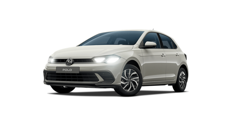 A white Polo on a white background